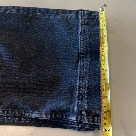 PILCRO the skipper cropped wide leg jean / 28 / washed black denim - Picture 9 of 11